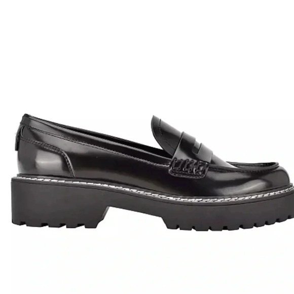 Calvin Klein Suzie casual log sole loafers sz 6 nwob - Picture 2 of 4